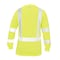 Ge Hi-Vis Long Sleeve T-Shirt, Polyester Knit Birdseye, Mesh, Green, XL GS114GXL - alternate 4